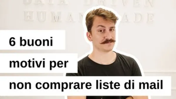6 buoni motivi per non comprare liste di email