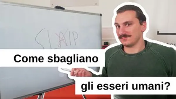 Slip, lapse, mistake: come sbagliano gli esseri umani