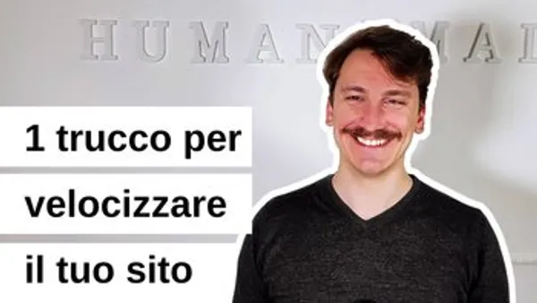 1 trucco per migliorare istantaneamente la velocità del tuo sito